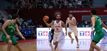 منتخب لبنان لكرة السلة من مباراة أستراليا في نهائي كأس آسيا
