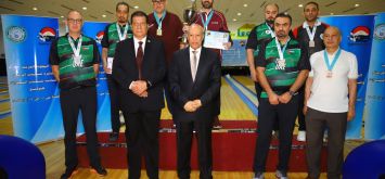 القطري يوسف الجابر يفوز بذهبية الاساتذة في البطولة العربية للبولينغ ون ون winwin