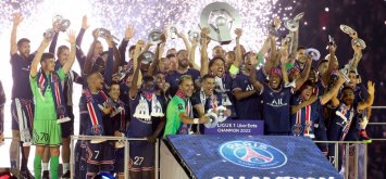 تتويج باريس سان جيرمان PSG دوري الدرجة الأولى الفرنسي ليغ 1 ون ون winwin