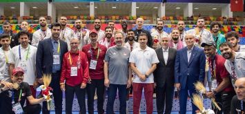تتويج منتخب قطر لكرة اليد ميدالية ذهبية دورة ألعاب التضامن الإسلامي قونية 2021 ون ون winwin