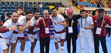 منتخب قطر لكرة اليد دورة ألعاب التضامن الإسلامي قونية 2021 (twitter/qatar_olympic) ون ون winwin