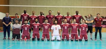 منتخب قطر للكرة الطائرة (QatarVolleyball/twitter) وين وين WINWIN