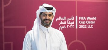 ناصر الخاطر الرئيس التنفيذي لبطولة كأس العالم قطر 2022 (twitter/QNA_Sports) ون ون winwin