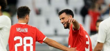 يوسف المساكني وعمر السومة نجوم نادي العربي في دوري نجوم قطر (Twitter/QSL)