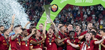 تتويج روما دوري المؤتمر الأوروبي 2022 ون ون winwin