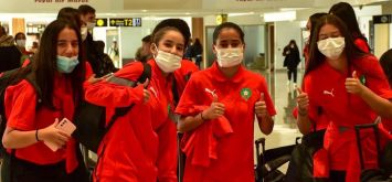 لاعبات المنتخب المغربي للناشئات تحت 17 سنة (twitter/EnMaroc) ون ون winwin