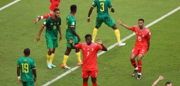 الكاميروني بريل إيمبولو يسجل في شباك الكاميرون بنهائيات كأس العالم قطر 2022 ويرفض الاحتفال غيتي ون ون winwin Getty