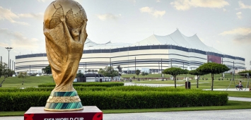 استاد البيت المونديالي مُجسم كأس العالم قطر 2022 ون ون winwin
