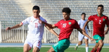 لقطة من مباراة المغرب وتونس في بطولة اتحاد شمال أفريقيا (Unafonline.org) ون ون winwin