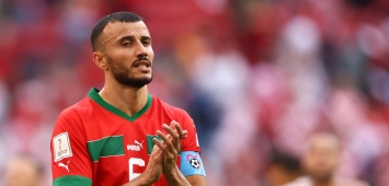 رومان سايس من مباراة منتخب بلاده المغرب وكرواتيا في كأس العالم 2022 (Getty) ون ون winwin