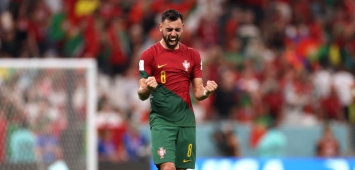 برونو فيرنانديز نجم البرتغال من مباراة الأوروغواي في كأس العالم 2022 (Getty) ون ون winwin