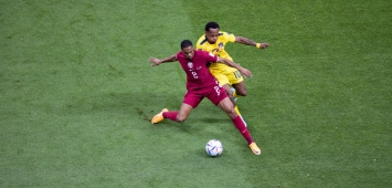 جانب من لقاء قطر والاكوادور في افتتاح مونديال 2022 (Getty) ون ون winwin