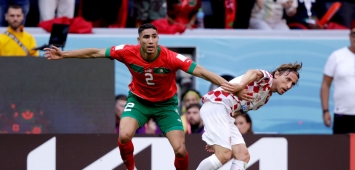 لقطة من مواجهة المغرب وكرواتيا في كأس العالم قطر 2022 (Getty) ون ون winwin