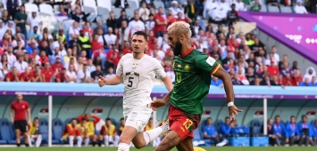 لقطة من مواجهة صربيا والكاميرون في كأس العالم 2022 (Getty) ون ون winwin