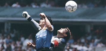 أرشيفية - هدف مارادونا باليد في شباك إنجلترا ضمن منافسات مونديال 1986 (Getty) ون ون winwin