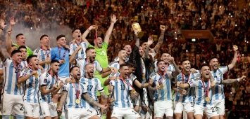 المنتخب الأرجنتيني يحتفل بالفوز بلقب مونديال قطر 2022 (Getty) ون ون winwin