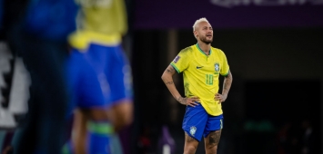 البرازيلي نيمار تأثر كثيرا بعد الخروج من كأس العالم قطر 2022 (Getty) ون ون winwin