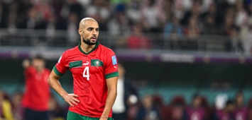 سفيان أمرابط بقميص المنتخب المغربي خلال مونديال قطر 2022 (Getty) ون ون winwin