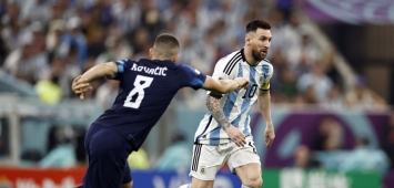 لقطة من مواجهة الأرجنتين وكرواتيا في نصف نهائي كأس العالم قطر 2022 (Getty)ون ون winwin