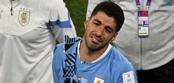 لويس سواريز يبكي بعد خروج الأوروغواي من الدور الأول في كأس العالم 2022 (Getty) ون ون winwin
