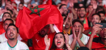 مشجعو المغرب في حديقة البدع خلال مهرجان مشجعي كأس العالم قطر 2022 (Getty) ون ون winwin
