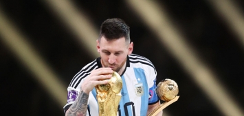 الأرجنتني ليونيل ميسي يفوز بجائزة أفضل لاعب في كأس العالم 2022 (Getty) ون ون winwin