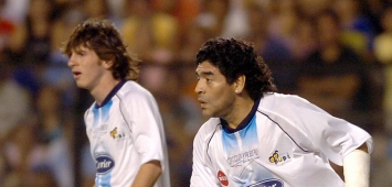 الأرجنتيني دييغو أرماندو مارادونا Maradona ليونيل ميسي Messi الأرجنتين نهائيات كأس العالم مونديال قطر 2022 ون ون winwin