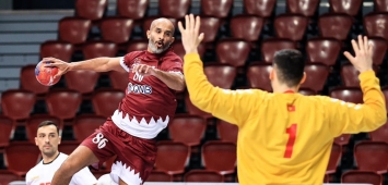 منتخب قطر لكرة اليد يختتم تحضيراته لقاء مونتينغرو