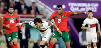 مباراة المغرب والبرتغال في المونديال التي جرى حفل «نوبل» الأخير بنفس يومها (Getty/غيتي) ون ون winwin