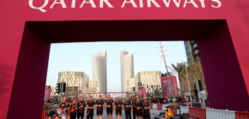 من حفل الإعلان الرسمي للشراكة بين فورمولا1 والخطوط الجوية القطرية (Twitter/@qatarairways)