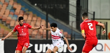 مباراة الزمالك وشباب بلوزداد في دوري أبطال أفريقيا (Twitter/Zamalek SC) ون ون winwin