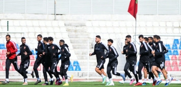 تدريبات الأهلي المصري استعدادا لمواجهة أوكلاند سيتي (Twitter/Al Ahly ) ون ون winwin