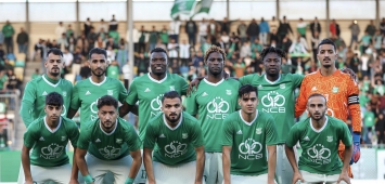 لاعبي فريق الأخضر الليبي (Facebook/Akhdar SC﻿)
