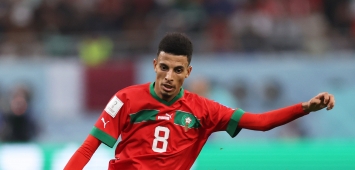 اللاعب المغربي عز الدين أوناحي مهاجم المنتخب المغربي لكرة القدم (Getty)