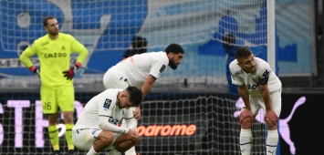 الإحباط يسيطر على لاعبي مارسيليا عقب التعادل مع ستراسبورغ 2-2 في الدوري الفرنسي (Getty) وين وين winwin