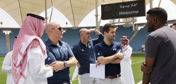 وفد من فيفا في زيارة تفقدية لملاعب السعودية قبل مونديال الأندية 2023 (twitter/ saudiFF) ون ون winwin 