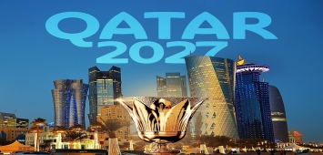 قطر تفوز بحق استضافة كأس العالم لكرة السلة 2027 (twitter/FIBAWC) ون ون winwin