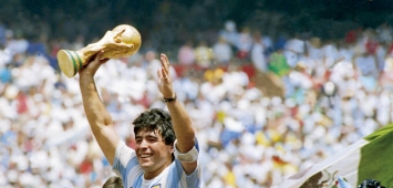 الأرجنتيني دييغو أرماندو مارادونا منتخب الأرجنتين كأس العالم المكسيك 1986 ون ون winwin