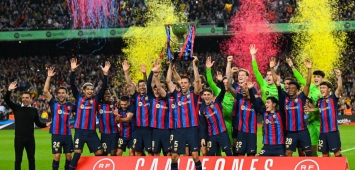 برشلونة تتويج الدوري الإسباني (Getty) ون ون winwin