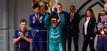 الإسباني فرناندو ألونسو حصل على المركز الثاني في جائزة موناكو للفورمولا 1 (Getty) ون ون winwin