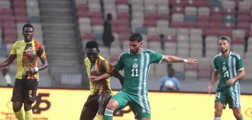من مباراة الجزائر وأوغندا ضمن الجولة الخامسة من تصفيات كأس أمم إفريقيا 2023 (Facebook/FAF)