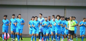 جانب من الوحدة التدريبية للاعبي العراق الأولمبي (Iraq F.A)