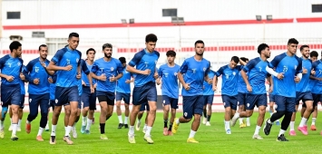 جانب من تدريبات نادي الزمالك قبل مباراة فاركو في مسابقة كأس مصر ون ون winwin (twitter/ZSCOfficial)