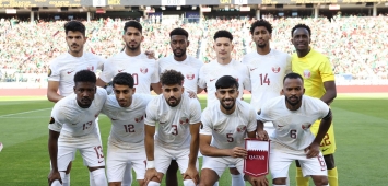 المنتخب القطري لكرة القدم خلال مواجهة المكسيسك (twitter/ QFA) ون ون winwin