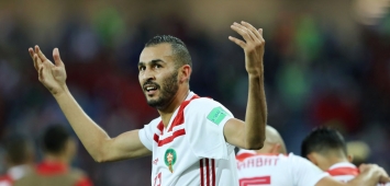 خالد بوطيب بقميص منتخب المغرب في مونديال روسيا 2018 (Getty) وين وين winwin