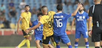 لقطة من مباراة القوة الجوية والكرخ في نصف نهائي كأس العراق(Facebook/AlKarkh Sports Club)