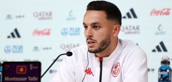الدولي التونسي منتصر الطالبي لاعب نادي لوريان الفرنسي (Getty)