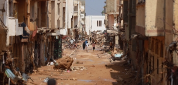 إعصار ليبيا يخلف المئات من الضحايا من بينهم عدد من اللاعبين الرياضيين (Facebook/pixstudio.ly)