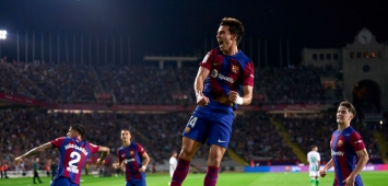 فرحة هستيرية للبرتغالي جواو فيليكس بأول أهدافه مع برشلونة
