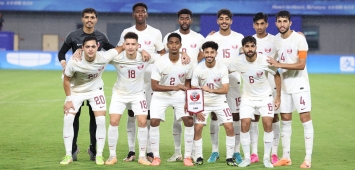 منتخب قطر الأولمبي (twitter/QNA_Sports) وين وين winwin 